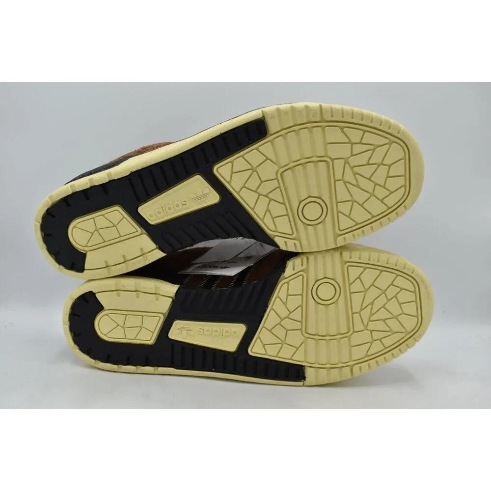 Adidas Originals Mens Size‎ 9.5 Rivalry 86 Low Brown Black Suede Sneakers Shoes